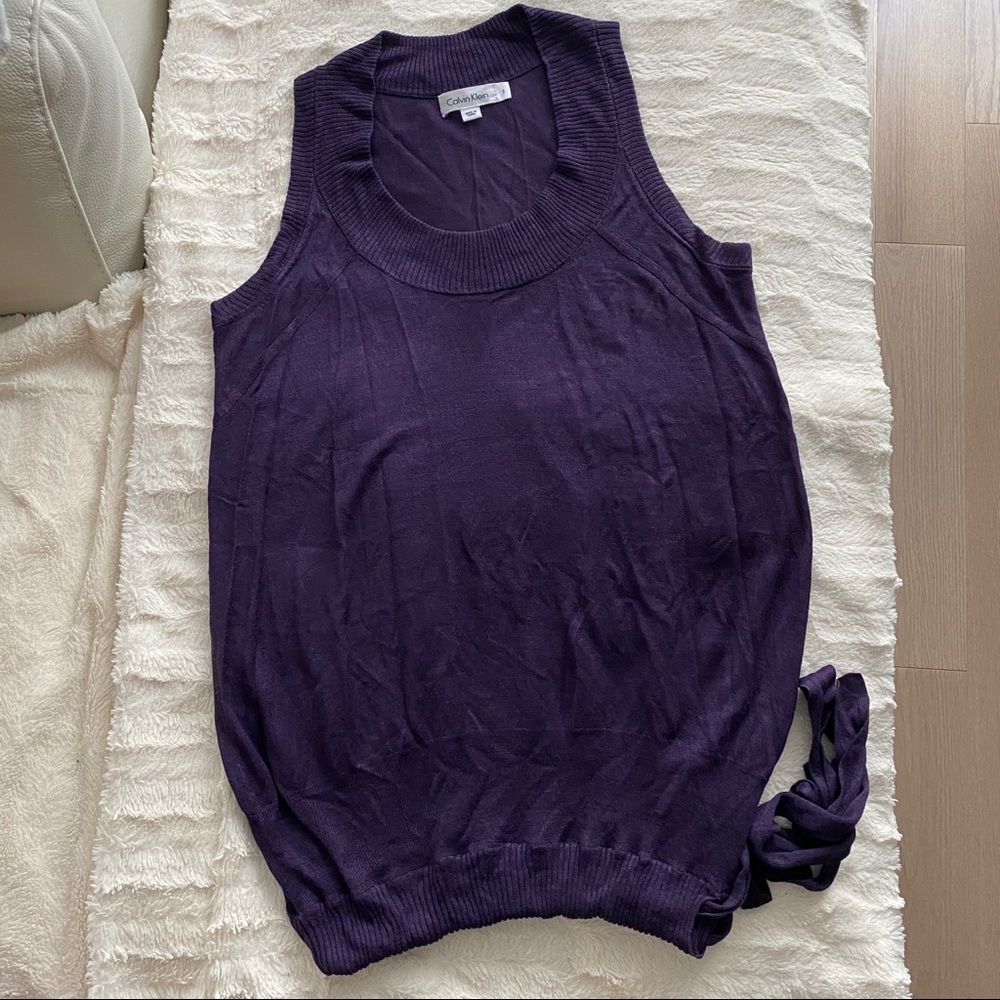 Calvin Klein knit sleeveless top